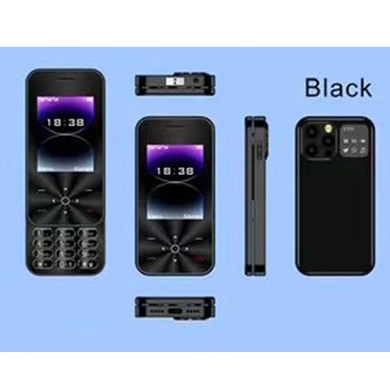 Мобильный телефон-слайдер с чехлом 2,4 дюйма, 2G GSM, две SIM-карты, MP3, MP4, камера, волшебный голос, фонарик, быстрый набор, FM, мини-телефон для леди