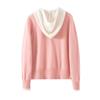 Женский кашемировый свитер Qinghe Cashmere 30% Кашемир 70% Шерсть Осенне-зимний кашемировый пуловер Мягкий и теплый