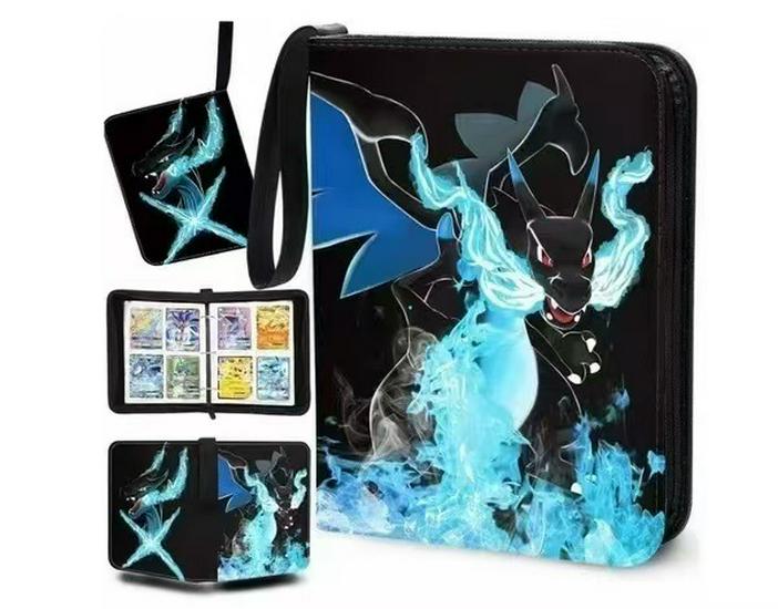Pokémon Card Collection Book: 4-Grid & 9-Grid PU Game Album