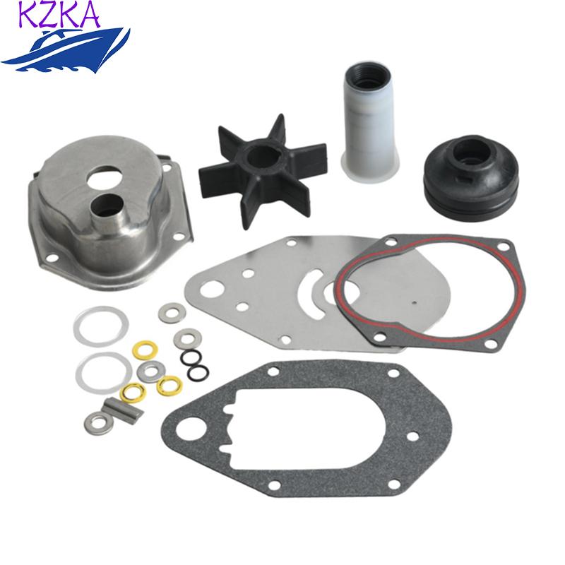Water Pump Impeller Kit With Housing 46-812966A12 For Mercury 4-stroke 40HP 50HP 60HP Boat Engine 46-812966A11 Replaces Parts