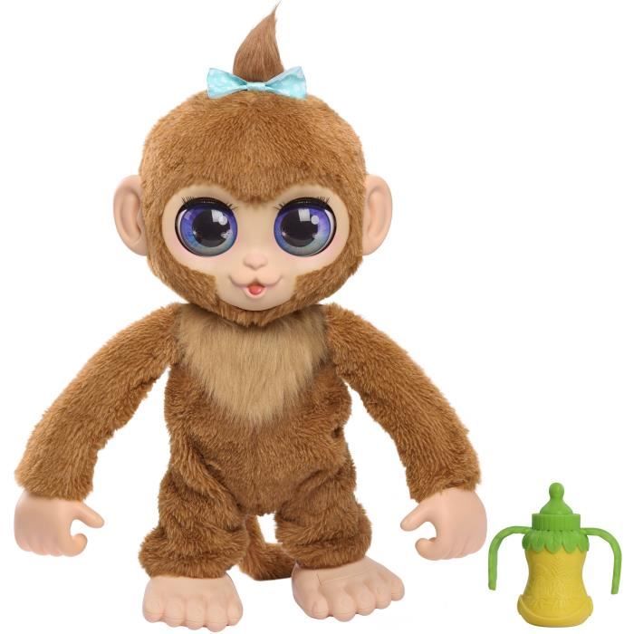 Jouet interactif - FURREAL FRIENDS - Peanut le Singe - Plus de 100 réactions, marche, équilibre et câlins