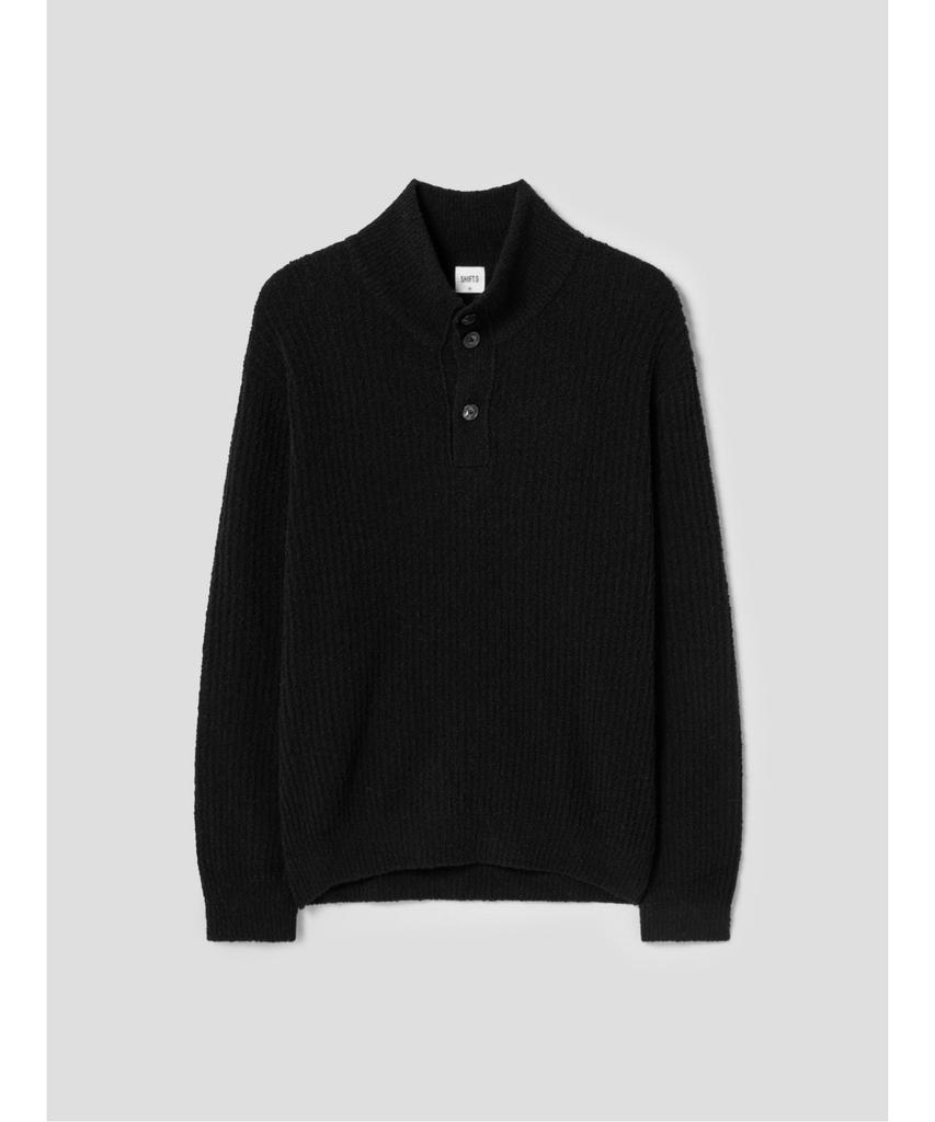 SHIFT.G Half Turtleneck Sweater Black