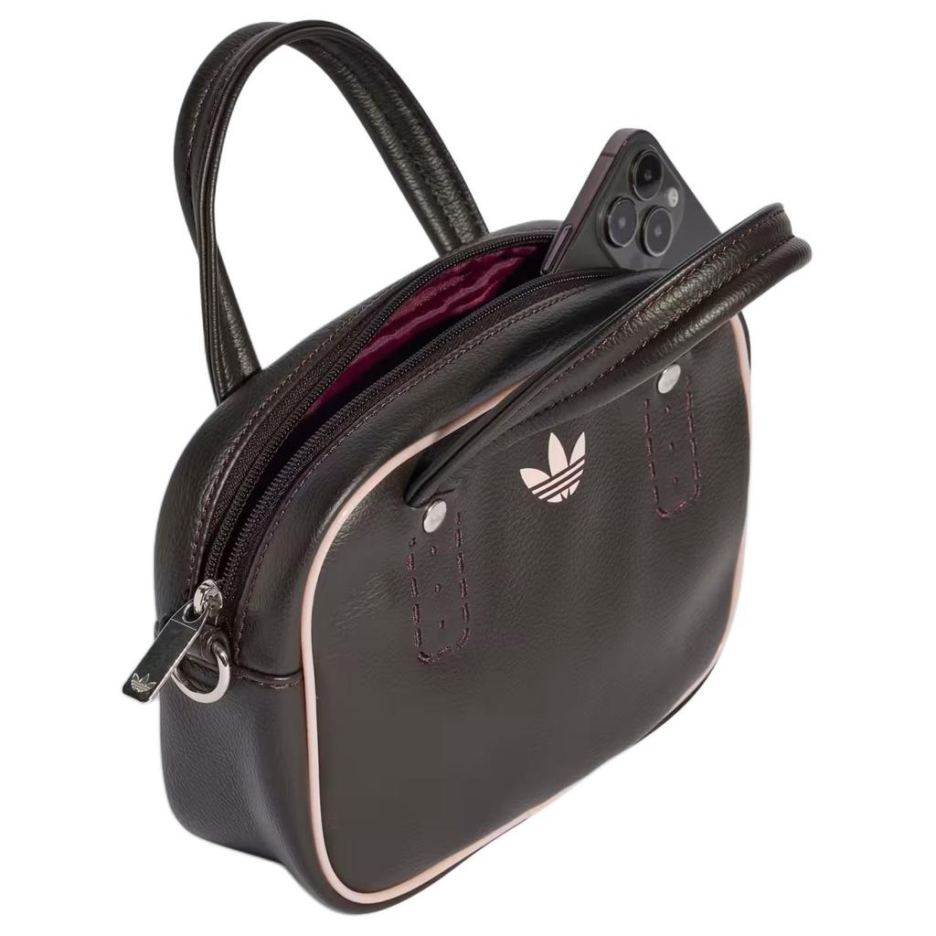 adidas Оригинальная женская мини-сумка через плечо Adidas Adicolour из полиуретана Aurora Coffee KD7844