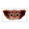 Temporary Tattoo Easy To Use Eco-friendly Waterproof Fun Painless Body Art Tool Paper Halloween Horror Mouth Tattoo for Masquerade