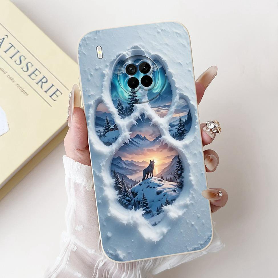 Для Huawei Y9A Чехол-крышка Роскошные Модные Цветы Кавайный Милый Кот Ударопрочный Чехол для Телефона Для Huawei FRL-22 FRL-23 FRL-L22 FRL-L23