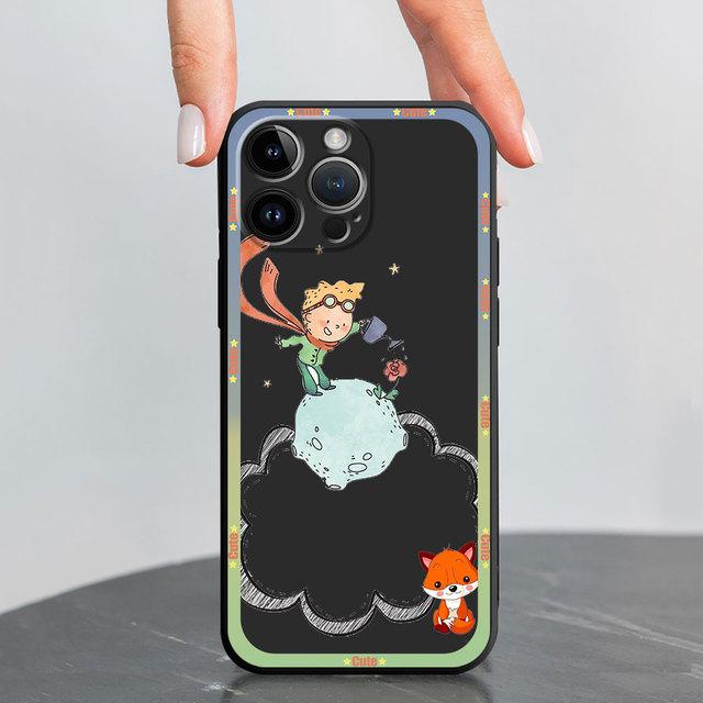 Silicone Phone Case For Apple Iphone 11 8 Plus 7 6s 14 Pro Max 13 Pro 12 Mini Se Xs X Xr Capa Cases The Little Prince Fox Cover