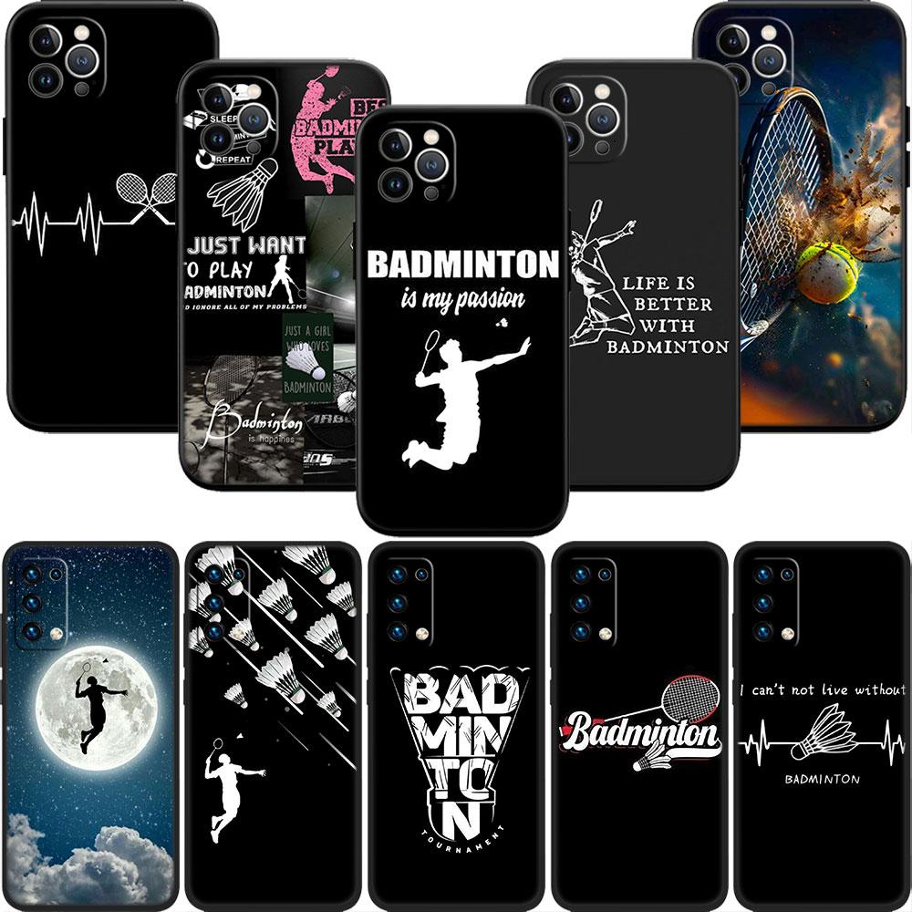 LO13 Badminton Sports Soft Shell Phone Case for Xiaomi Xiaomi Poco M4 M5 M6 M7 X3 X6 X7 F8 Ultra Pro GT NFC