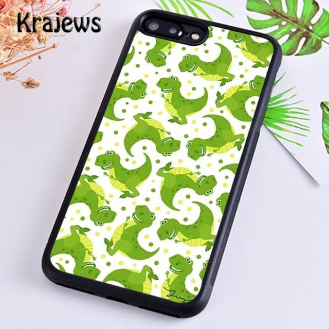 Krajews Cute Baby Dinosaur Phone Case Cover For iPhone 17 Air 16 15 14 plus 12 13 pro max coque Shell Fundas