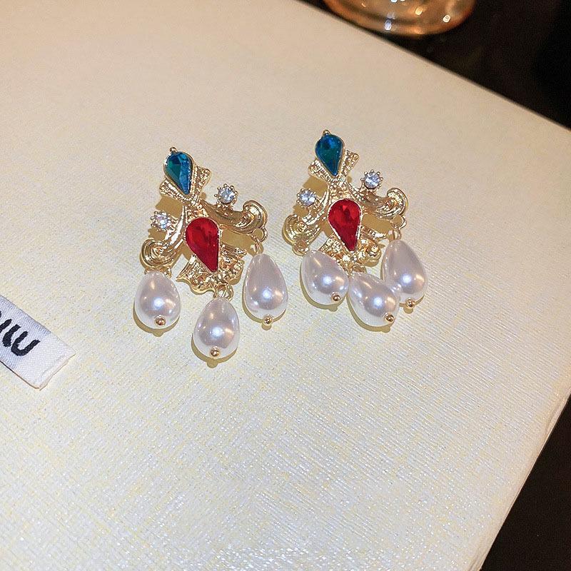 Серьги с каплями масляной живописи, модные ретро-серьги, серьги премиум-класса, подарки