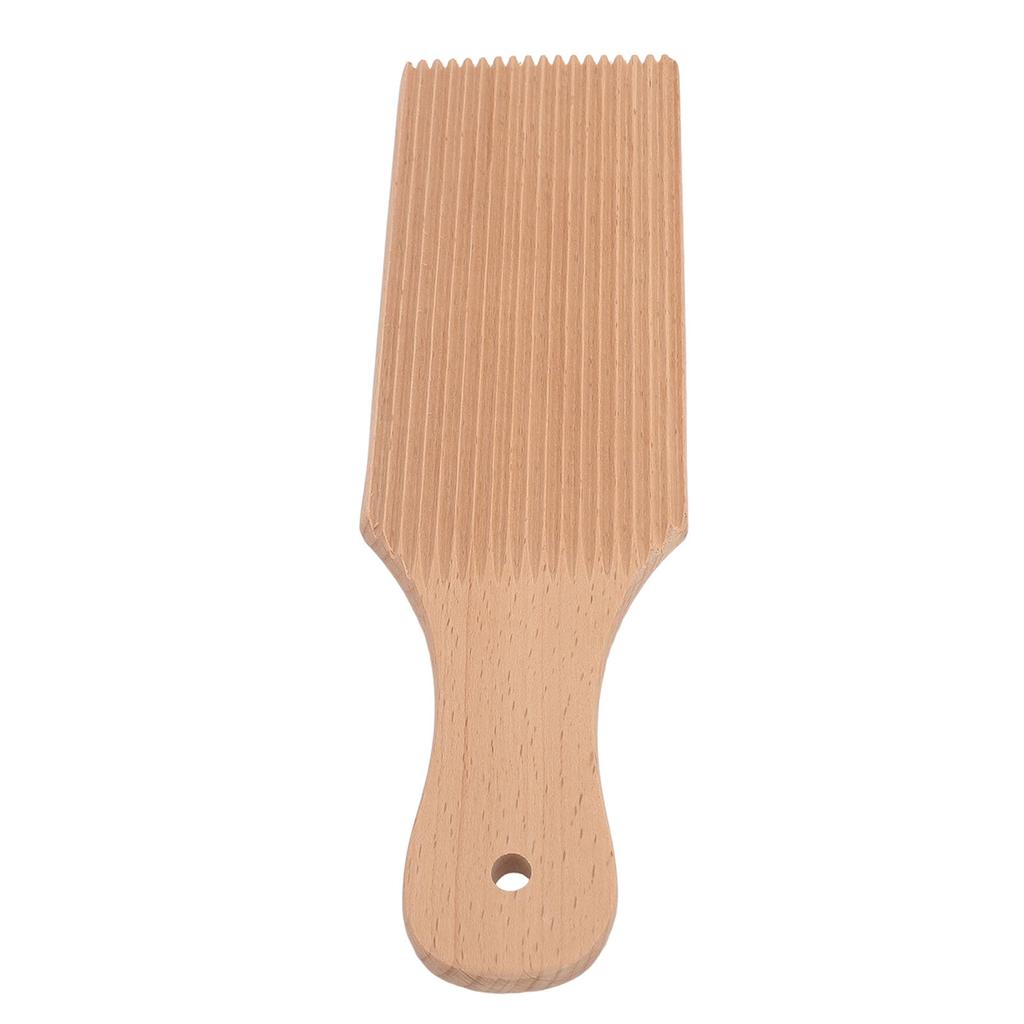 Gnocchi Board Perfect Curved Pattern Easy Grip Handle Beechwood Gnocchi Paddle Pasta Making Tool