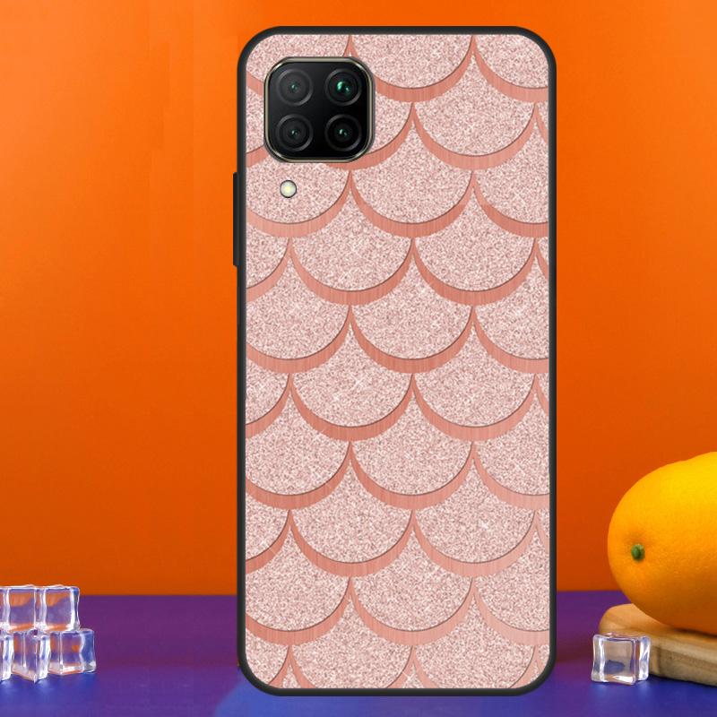 Акварельные поддельные чешуйки русалки для Huawei Nova Y90 Y91 Y60 Y70 Y72 Y61 9 10 SE 12i 12s 11i 5T P60 Pro P20 P30 P40 Lite Чехол