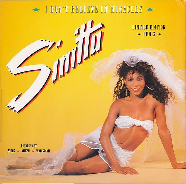 12-дюймовая пластинка SINITTA I Dont Believe In Miracles Remix 12FANX16 Fanfare Records 1988 UK Dance Electronica Б/у