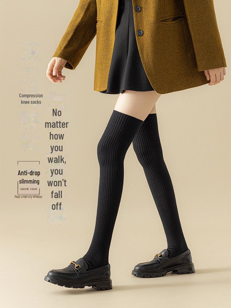 Однотонные гольфы в японском стиле для женщин, модные хлопковые гольфы для весны и осени, идеально подходят для студентов