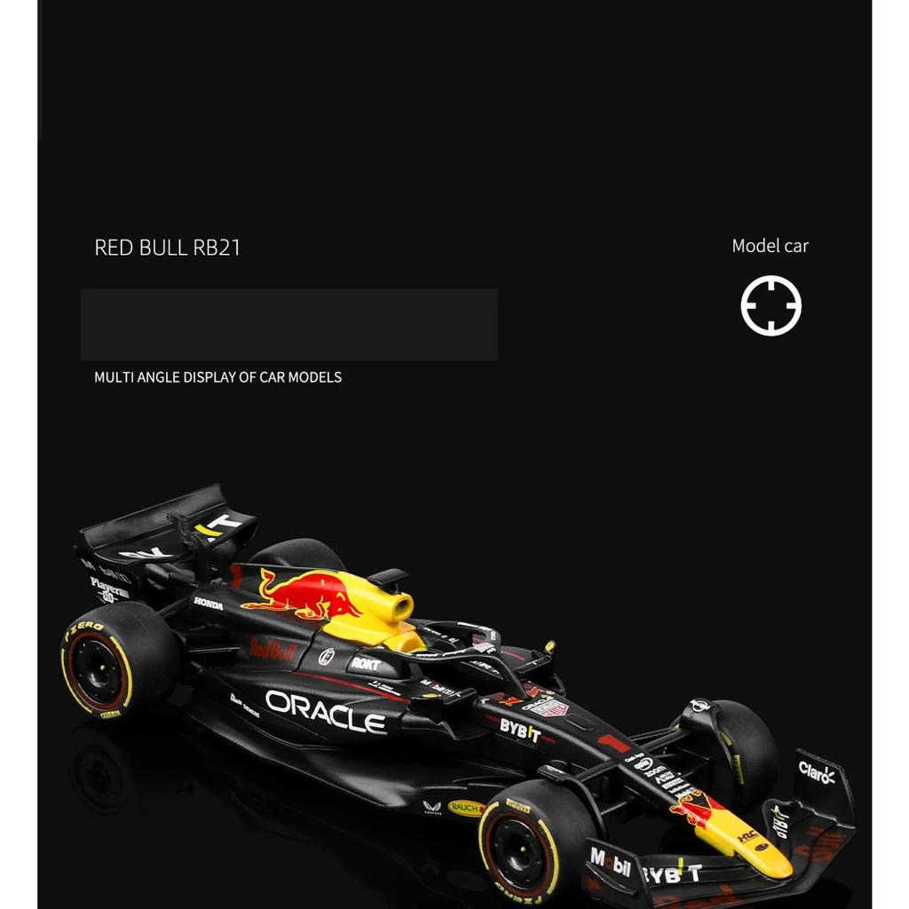 1/43 2023 Чемпион Red Bull RB19 #1 Ферстаппен Модель гоночного автомобиля Формула-1 Симуляция Сплав Литье под давлением Модель суперкара Подарки для детей