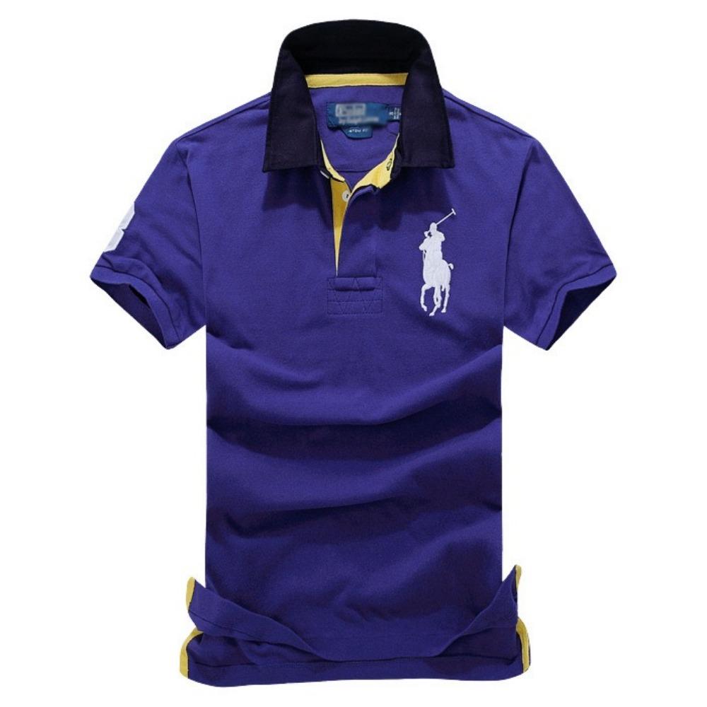 Рубашка-поло RogueWave Мужская Вышивка Короткий Рукав Поло Повседневная Деловая Социальная Мужские Поло