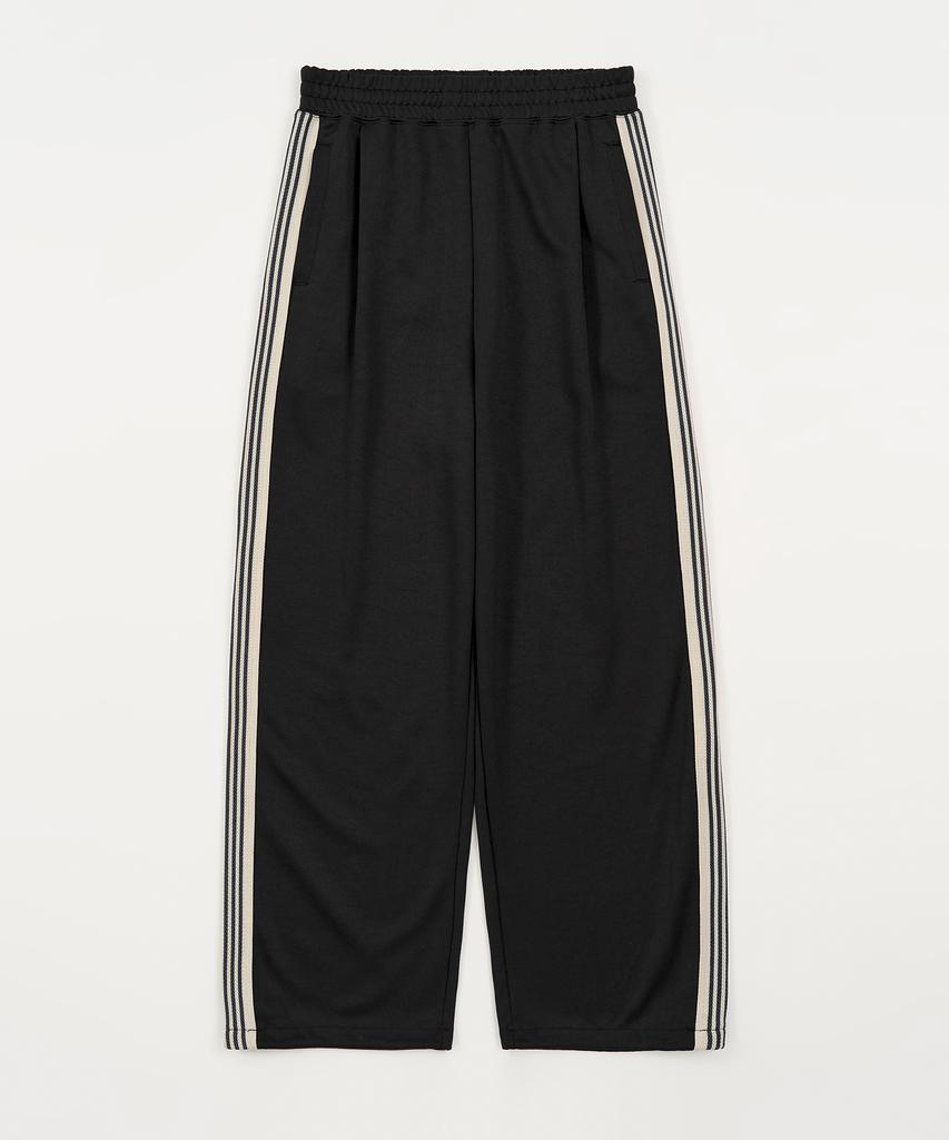 TOFFEE Side Line Track Pants (Black)