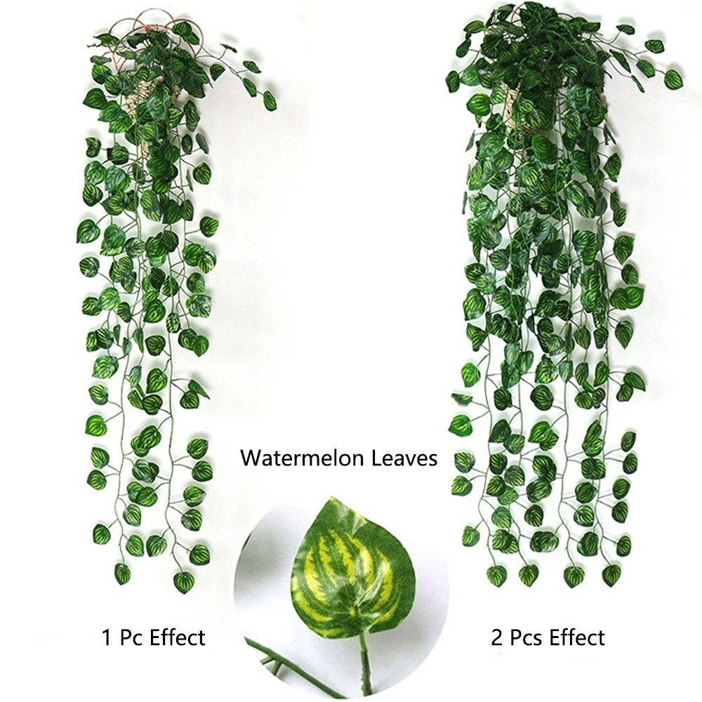 Home Decor Trailing Foliage Greenery Artificial Hanging Plants Fake Leaves
