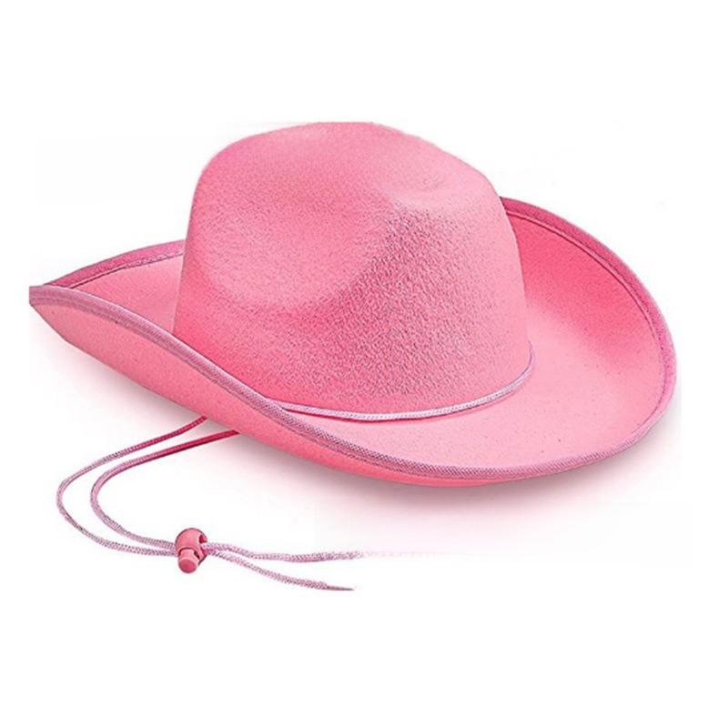 Solid Cowboy Color Hat Costume Prop Sewing Craft Party Gift Supplies Friends