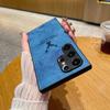 Матовый кожаный чехол для телефона в стиле ретро для Samsung Galaxy S24 S23 S22 Ultra Plus, винтажный олень, голова лося, зернистая броня, задняя крышка