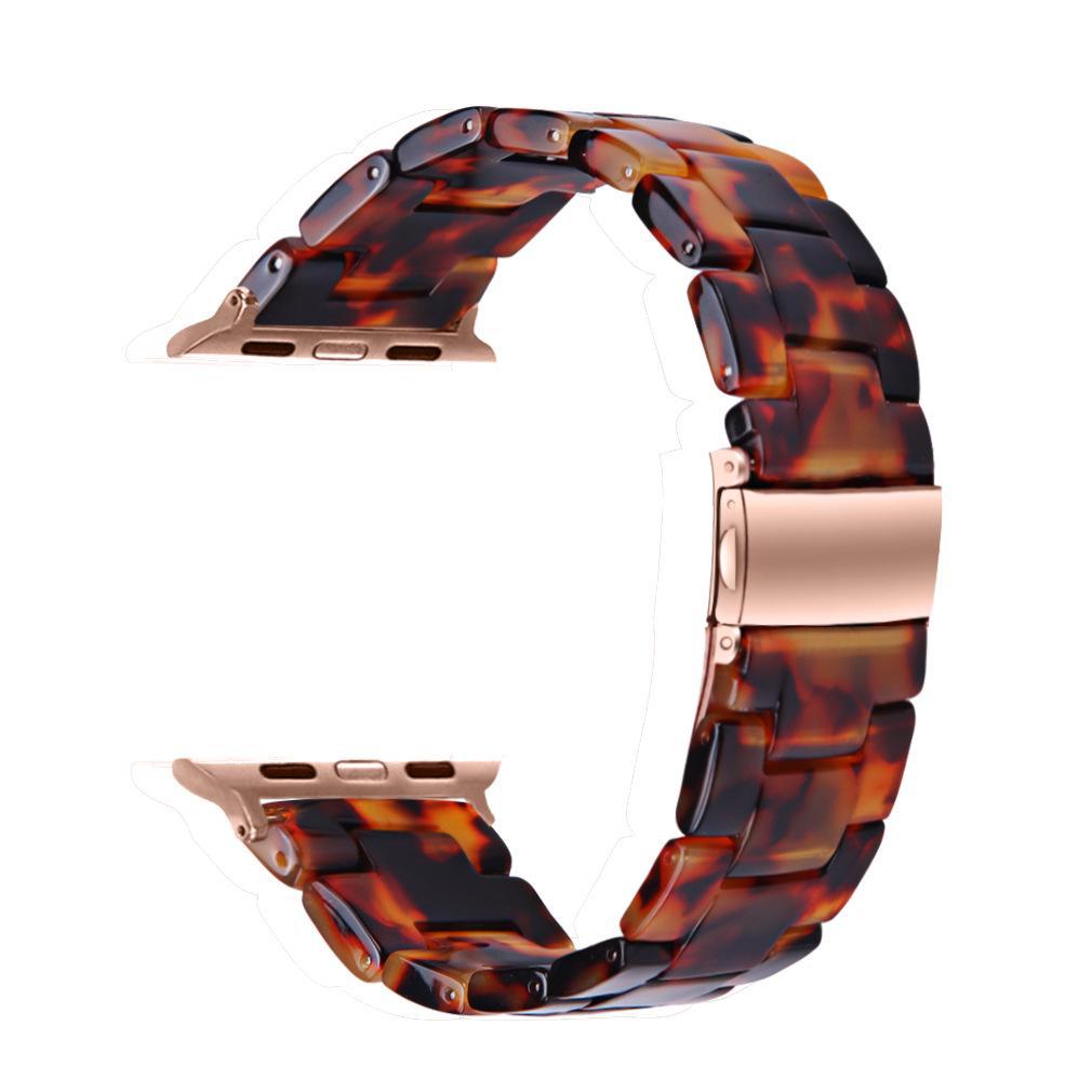 "Compatible Resin & Rubber Strap for Apple Watch 42mm/46mm"