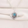 Swiss Blue Topaz Pendant Gemstone, 925 Solid Sterling Silver Pendant Jewelry, Handmade Pendant, Silver Jewelry For Gift