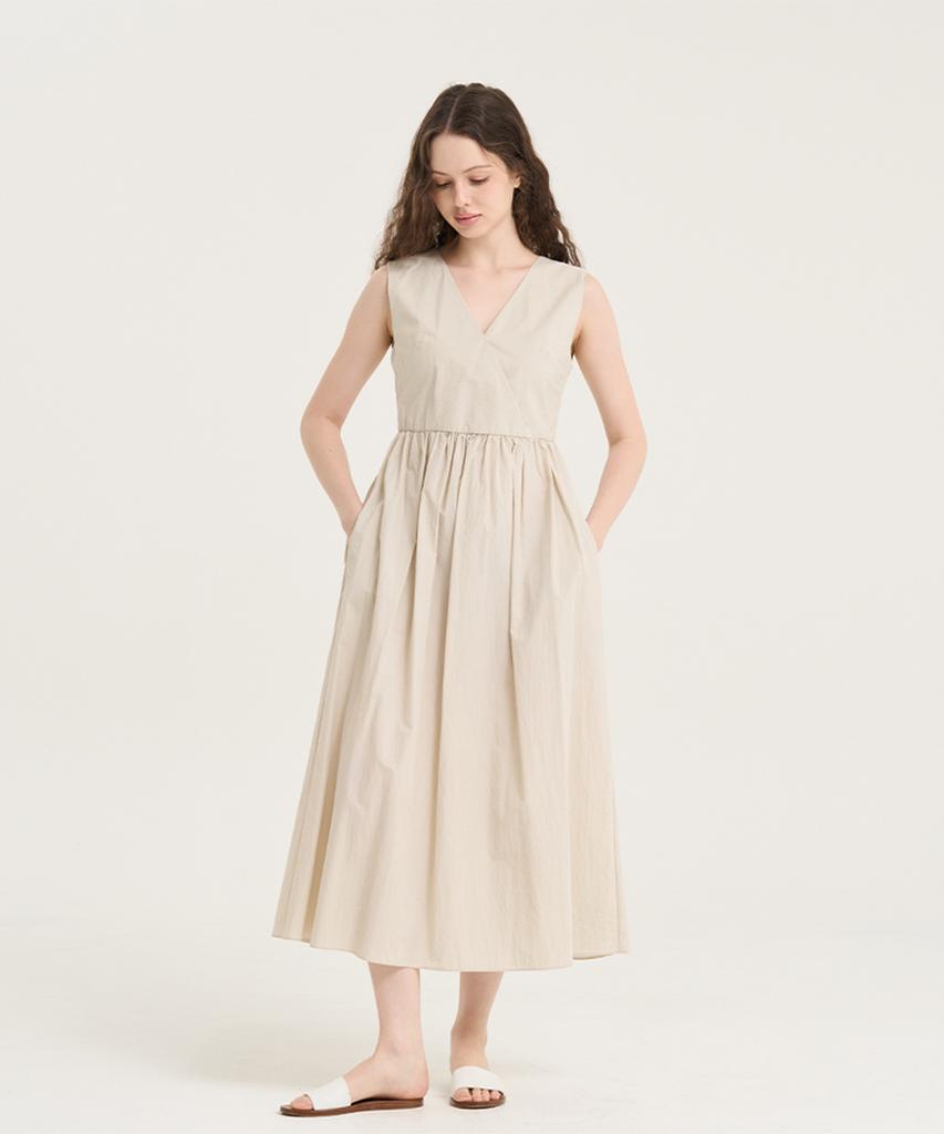 Reve Hearted Bare Grace Dress - Beige