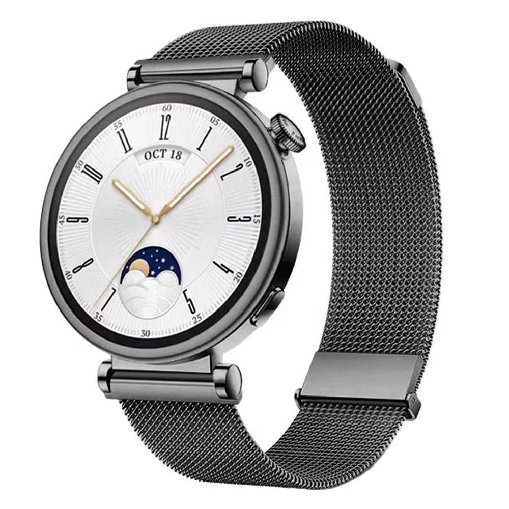 18мм 20мм 22мм Миланская петля Ремешок Для Huawei GT4 41мм 46мм GT3Pro Для Samsung Galaxy Watch 6 Classic 43 47мм 40 44мм Металлический ремешок