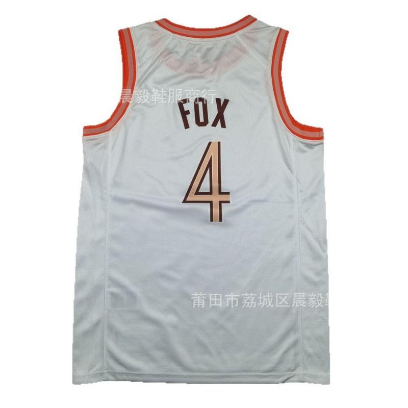 San Antonio Spurs 4 Fox City Edition Basketball Jersey Cotton Blend Unisex Performance Sportswear