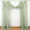 Wedding Arch Drape Curtain Draping Ceremony Reception Hanging Decoration Veil Seaside Background Decor for Banquets Engagements Parties