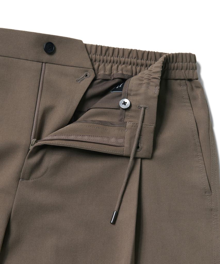 MUSINSA STANDARD Parachute Banding Slacks [Dusty Beige]