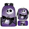 Pixel Halloween Student School Bag Cartoon School Bag Children's Backpack Anime Backpack Satchel