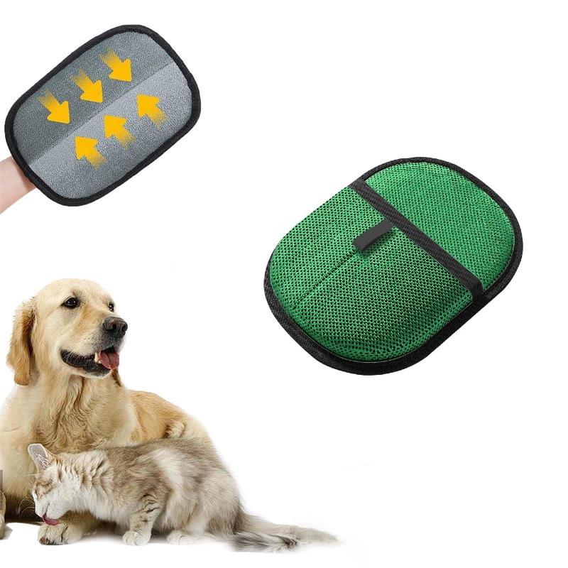 Инструменты для удаления шерсти домашних животных Многоразовые перчатки Перчатки для красоты питомцев Двусторонние Удаление ковров Шерсть домашних животных Волосы Товары для домашних животных