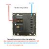 1-клавишный 2-канальный с 2 портами USB-розетка для зарядки, со светодиодной подсветкой, AC110-250 В, выключатель света с международной универсальной розеткой USB