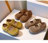 Детские ретро лоферы Birkenstock с флисовой подошвой - Корейские туфли Мэри Джейн Осень/Зима 2025