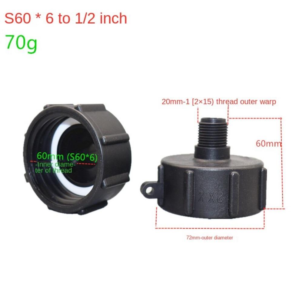 Пластиковый соединитель для тонны барреля IBC Разъем для шланга IBC Новый адаптер для бака IBC Тоннай баррель