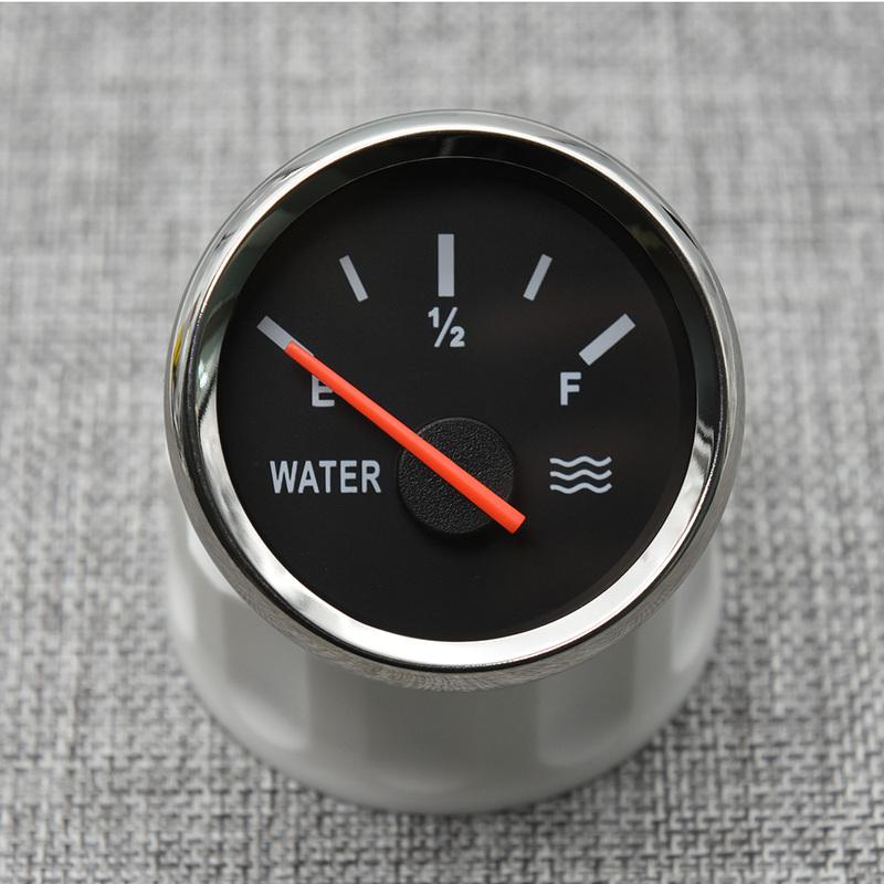 100mm 150mm 200mm 250mm 400mm Fuel Level Sensor 0-190 ohm 240-33ohm Water Level Guage Meter 52mm Gauge for Boat Car Customized