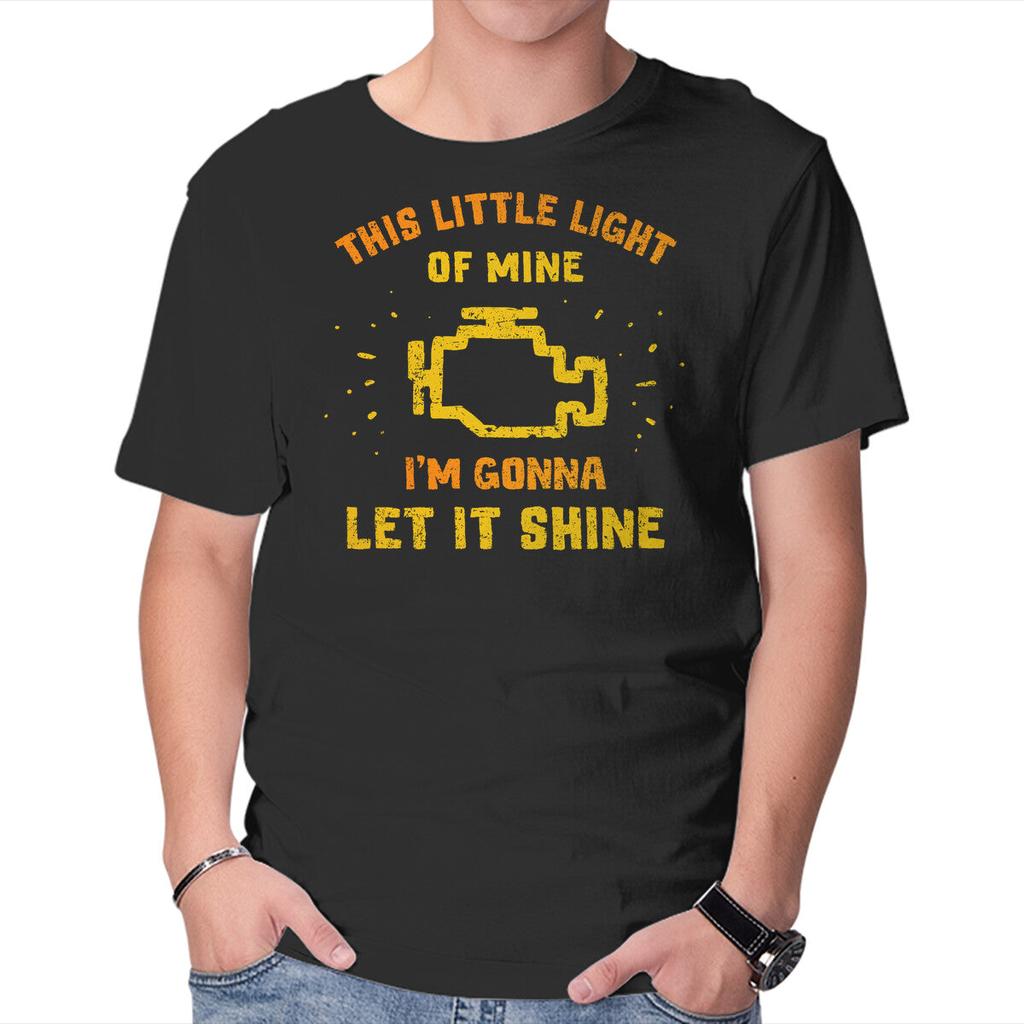 Unisex Crew Neck T-Shirt Let It Shine Graphic Short Sleeve Casual Tee