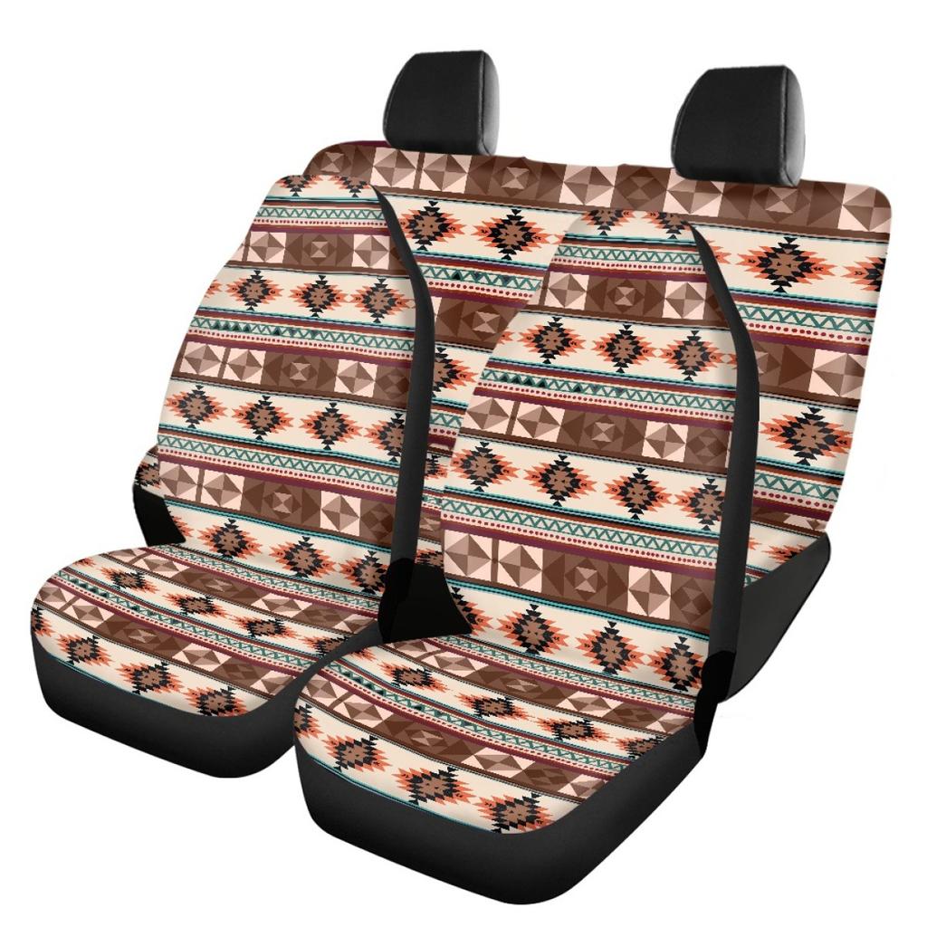 Waterproof Seat Cushion Business High-End Waterproof Seat Cushion Cover Tribal Ethnic Style Element Pattern Printing