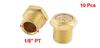 uxcell Pneumatic Muffler Silencer Brass Brass Muffler PT Male Type
