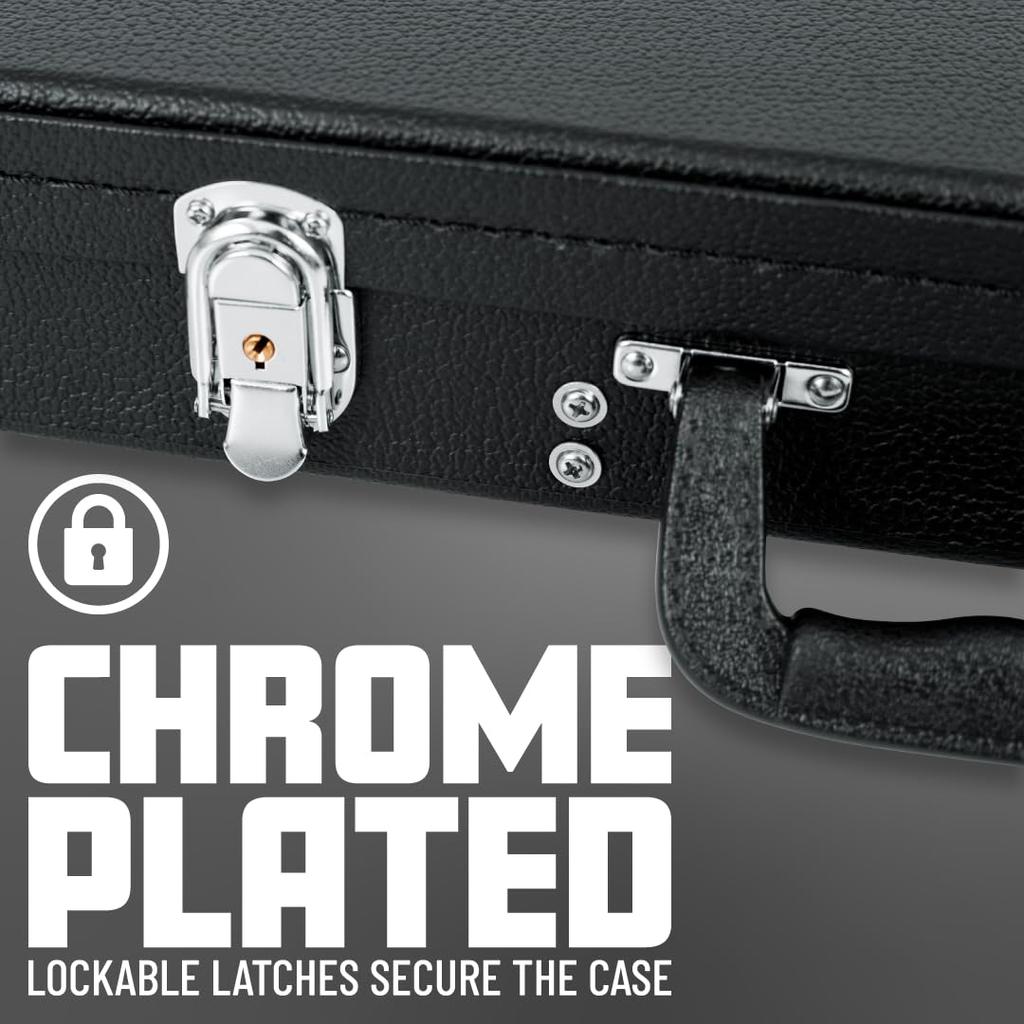 GATOR Hard Case for Ukulele GWE Series Plywood Tolex Laminated Size Black GWE-UKE-SOP (Soprano Compatible) []