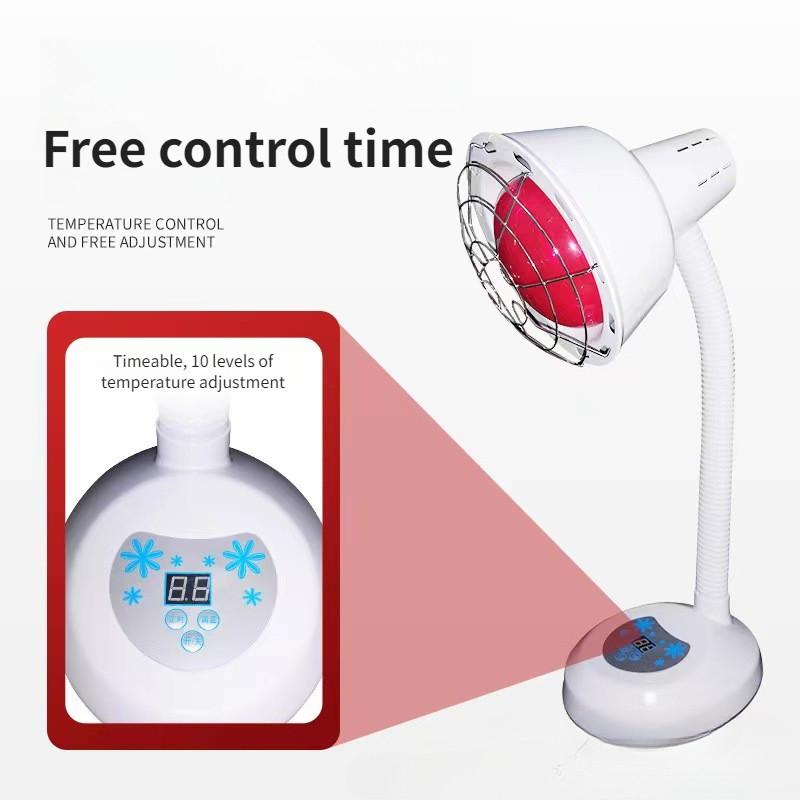 275W Infrared Baking Light Beauty Salon Desktop Infrared Physiotherapy Lamp Adjustable Temperature Heating Therapy Lamp