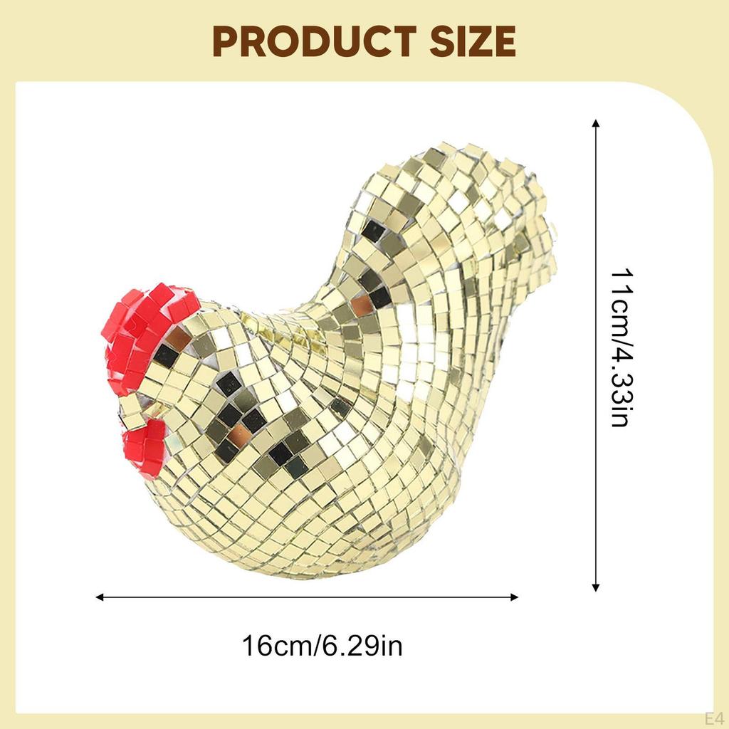 Figurine Decorative Sphere Reflective Glass Mirror Modern Art Shock Resistant Suitable for