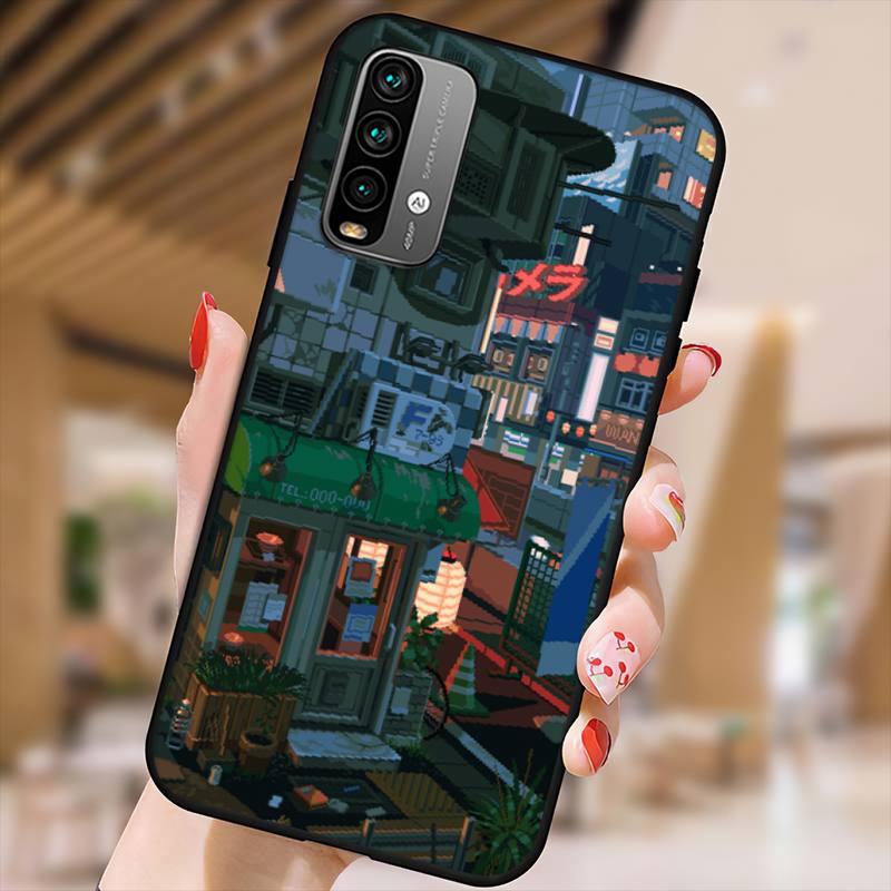 Pixel Style Art Phone Case For Xiaomi9 10 11PRO LITE Redmi NOTE7 8 9 10A PRO K40 Poco3 Shell
