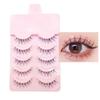 5 пар натуральных ресниц манга, мягкие ресницы, густые накладные ресницы для макияжа, ежедневные ресницы манга U8I1