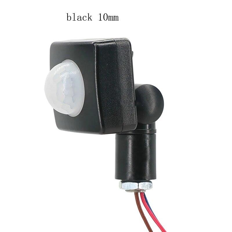 1 шт. инфракрасный датчик человеческого тела, регулируемый датчик движения PIR, наружный инфракрасный выключатель света для помещений со светодиодной подсветкой