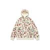 New Year Edition Cartoon Print Loose Hoodie Women Tops Off-White AWDT056-7