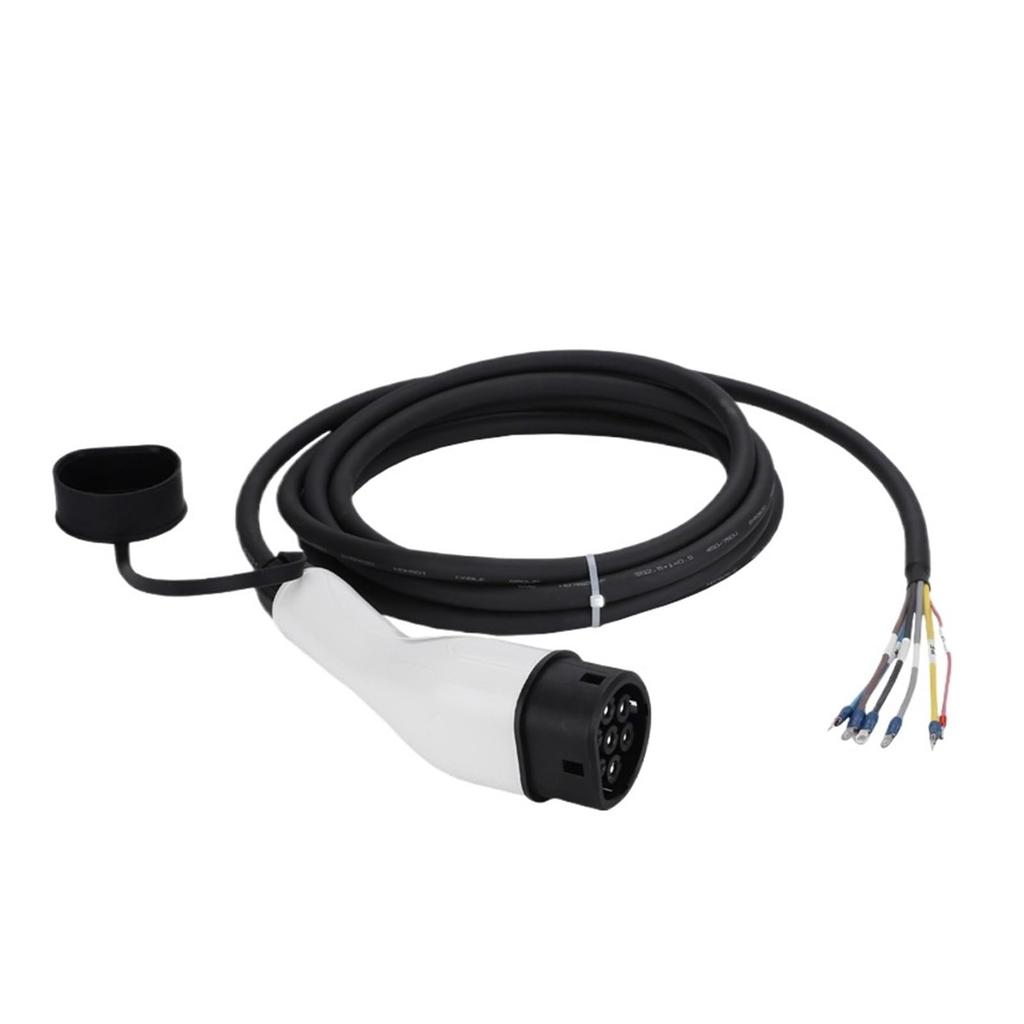 Вилка для зарядки электромобиля с кабелем Тип 2 16А 1 фаза Зарядная станция для автомобиля 3