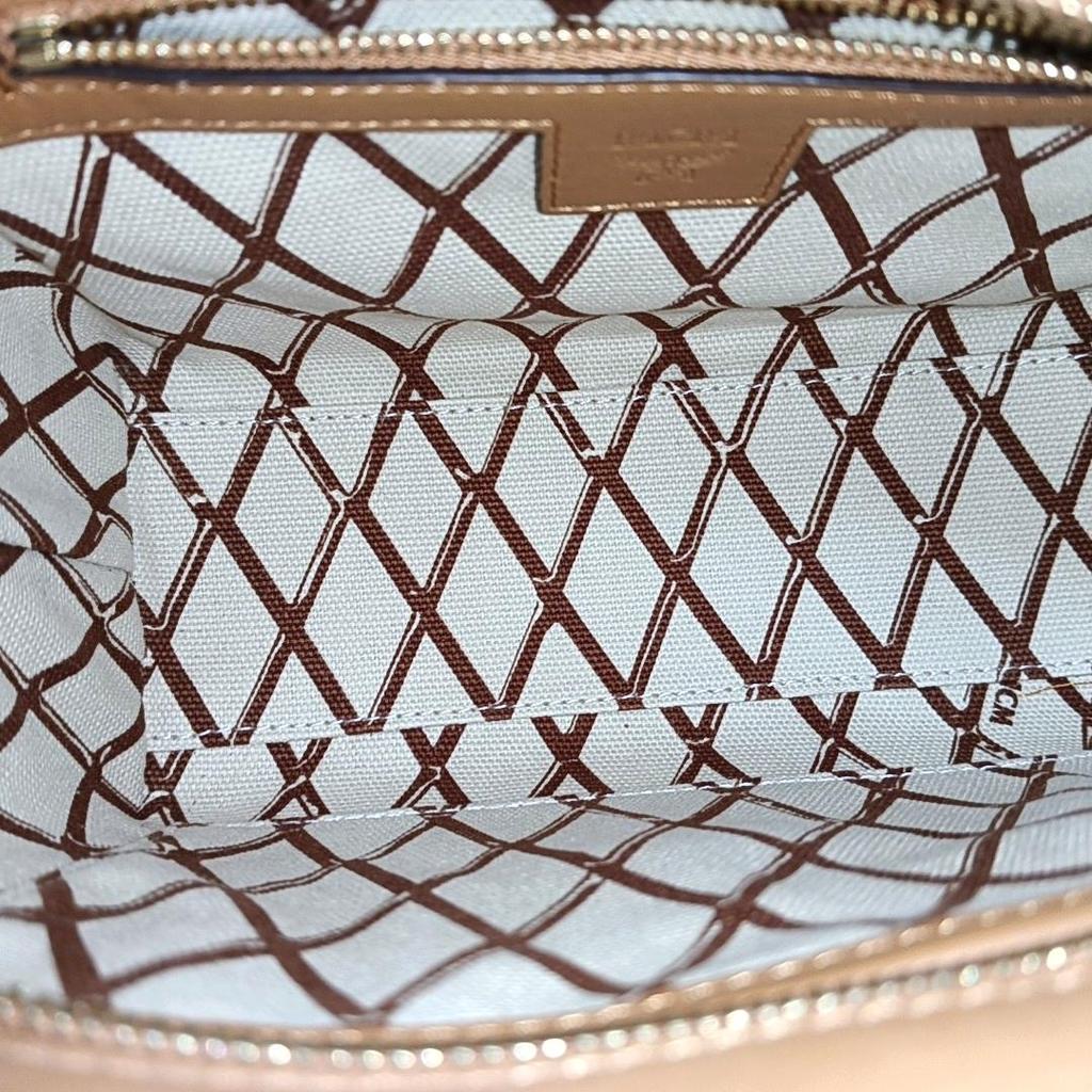 [Pre-Owned] Toni Classic Monogram Print Tote Crossbody Shopping Bag - Very Good #1Y6MUB2