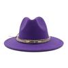 Fedora Autumn and Winter New Leaf Accessories Men's Gentlemen Women's Church Hat Wide Brimmed Jazz Hat Sombrero Hombre
