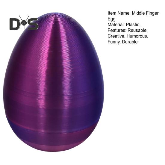Пасхальное яйцо в форме среднего пальца, 3D-печатные пасхальные сюрпризы, пасхальная корзина, необходимые креативные подарки для розыгрышей для взрослых